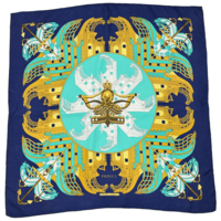 Vintage Hermès Proues Silk Scarf 87x87