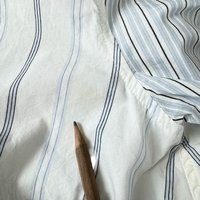 Ganni Striped обвиваща памучна риза (38)