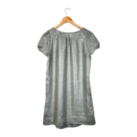 Рокля Sandro glitter linen dress (2)