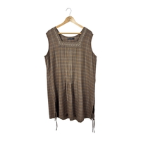 Gudrun Sjöden cotton pleated dress (XL)