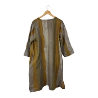 Gudrun Sjöden Рокля от лен и памук на райета (L)