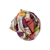 Vintage Sport Missoni Floral oversized silk scarf / pareo (133 × 133 cm)