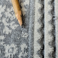 Oleana Women's Silk Wool Floral Cardigan (L)