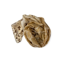 No brand копринен принт шал 52x176