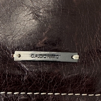 Claudio Ferrici Mini Crossbody Leather Bag