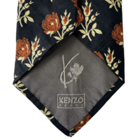 Vintage Kenzo Home копринена вратовръзка 59''