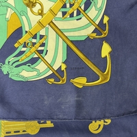 Vintage Hermès Proues Silk Scarf 87x87