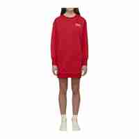 Kenzo Red logo sweater dress (M)