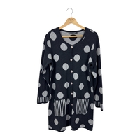 Gudrun Sjöden polka dot cardigan (M)