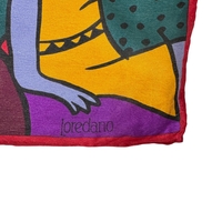 Loredano Pure Silk Print Scarf