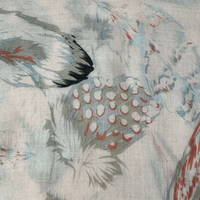 No brand wool blend print scarf 84x184