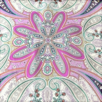 Codello Paisley Floral копринен принт шал