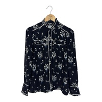 H&M Erdem Floral Silk Pajama Blouse (36)
