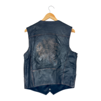 Akaso Leather Biker Vest (M)