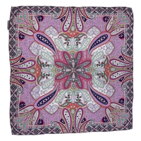 Codello Paisley Floral копринен принт шал