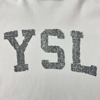 Saint Laurent Off-White Vintage Logo T-Shirt (L)