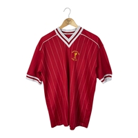 Ретро футболна фланелка Liverpool FC 1984 Rome Home, размер L