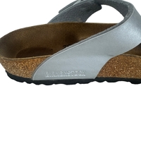 Birkenstock Gizeh Silver Birko-Flor (39)