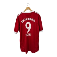 Adidas 2009-10 Bayern Munich Home Shirt #9 Toni (2XL)
