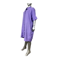 Ленена рокля тип риза COS, свободен силует (M)