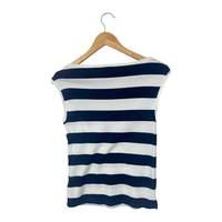 Оригинална блуза Polo Ralph Lauren – Striped Button-Shoulder Top, размер M