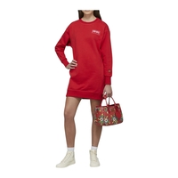 Kenzo Red logo sweater dress (M)