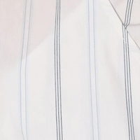 Ganni Striped обвиваща памучна риза (38)