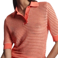 COS Open-Knit Polo Shirt (XS)