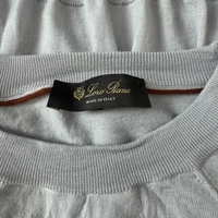 Loro Piana Crew Neck мъжки вълнен пуловер (54)