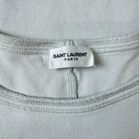 Saint Laurent Off-White Vintage Logo T-Shirt (L)