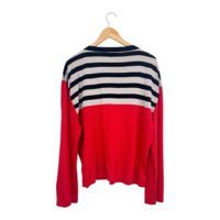 Acne Studios Optic Stripe Silk Blouse (M)