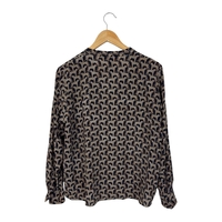 Marc Cain Leopard SIlk Blouse N4