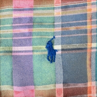 Vintage Polo Ralph Lauren men's plaid oxford shirt (XL)