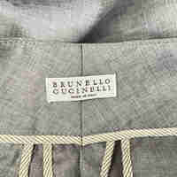 Brunello Cucinelli Gray Wool Pants (38)