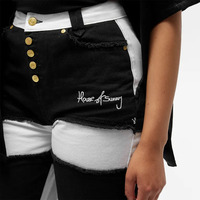 House of Sunny Patchwork дамски дънки (40)