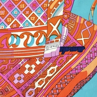 Дамски шал Hermes Voyage En Etoffes Silk Scarf