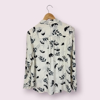 Ganni Rosemont принт риза  (38)