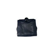 Мини дамска чанта Jaeger Soft Black Leather Handbag / Clutch Bag