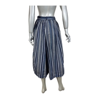 Vintage Kenzo Paris Culottes панталон с висока талия и райета (FR40)