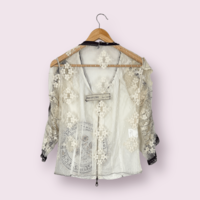 Tricot Chic дамско яке с дантели (40)