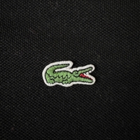 Lacoste L1212 logo-patch polo shirt (XL)
