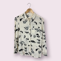 Ganni Rosemont принт риза  (38)