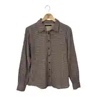 Monoprix women's plaid shirt (42)