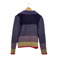 Eva & Claudi Multicolour wool cardigan (M)