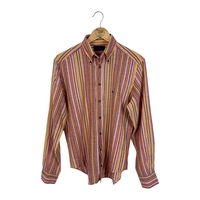 Etro Multicoloured Striped Linen Shirt (40)