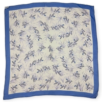 Beauty elegant silk scarf with Japanese print and birds