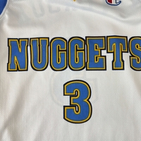 Champion NBA Denver Nuggets #3 Iverson Basketball Jersey (M)