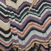 Missoni Lindex многоцветен плетен шал