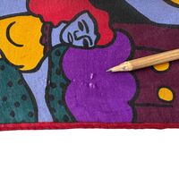 Loredano Pure Silk Print Scarf