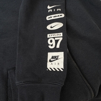 Мъжки суитшърт Nike Air NSW с цип и качулка, черен, размер S